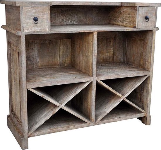 Krachtcel Postcode Voornaamwoord Antiek bar tafel hout meubel bruin klassiek | bol.com