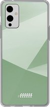6F hoesje - geschikt voor OnePlus 9 -  Transparant TPU Case - Fresh Geometric #ffffff