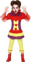 FIESTAS GUIRCA, SL - multicolore mal outfit de clown pour les filles - 110/116 (5-6 ans) - costumes d'enfants