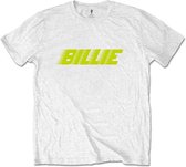 Billie Eilish Heren Tshirt -S- Racer Logo Wit