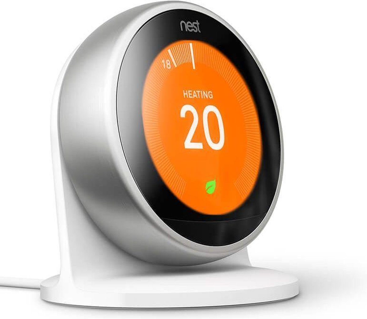 Google Nest Learning Thermostat - Slimme thermostaat - RVS | bol.com
