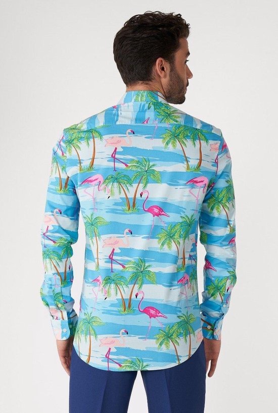 OppoSuits Flaminguy Shirt - Heren Overhemd - Tropisch Zomers Flamingo -  Gekleurd -... | bol.com