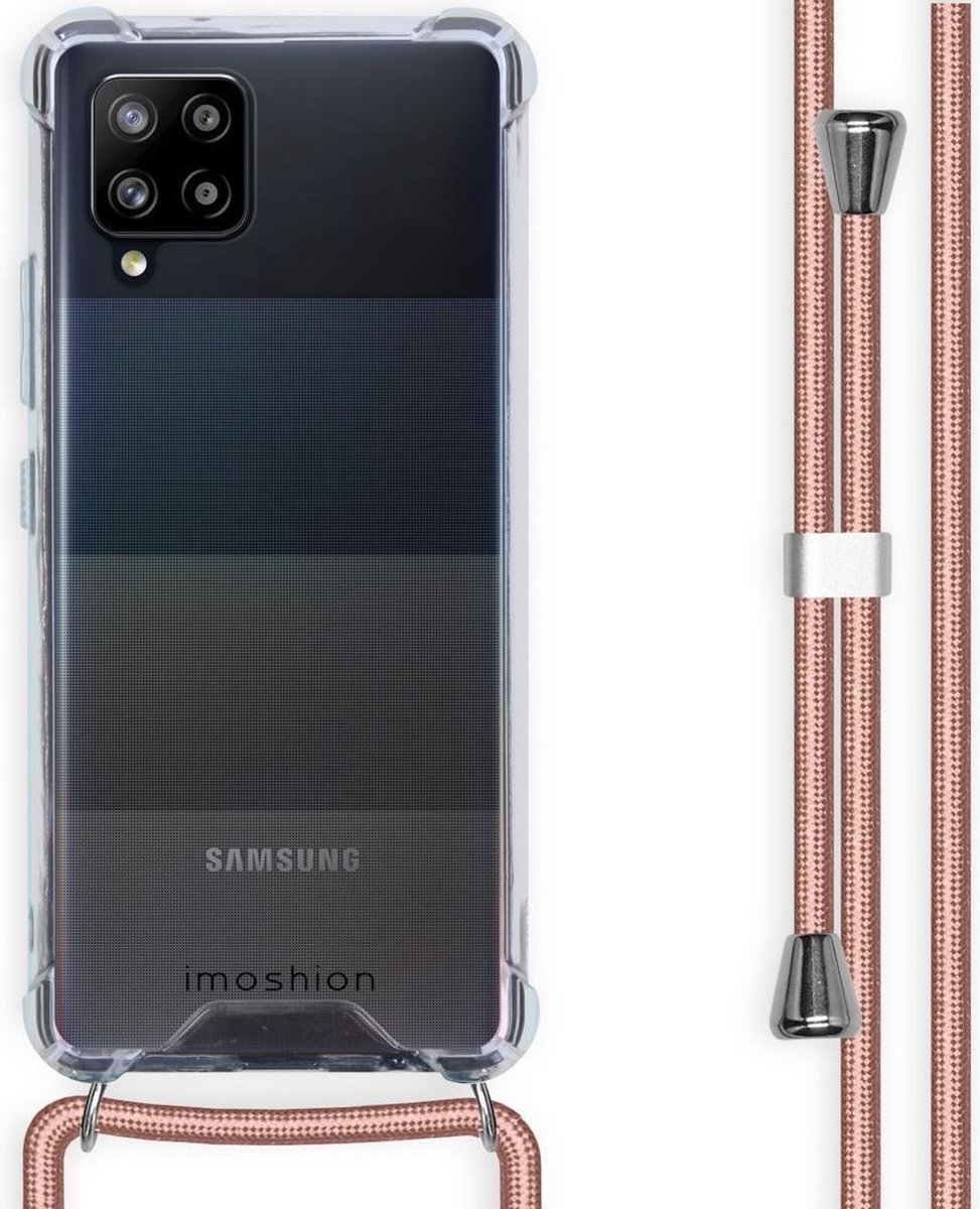 iMoshion Hoesje Geschikt voor Samsung Galaxy A42 Hoesje Met Koord - iMoshion Backcover met koord - Transparant