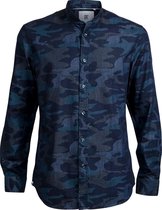 CR7 Fashion Shirt Slim Fit Blue - Maat M