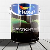 Flexa Creations Muurverf Extra Mat - Mengverf - Muurverf - Dekkend - Binnen - Water basis - Extra Mat - Ral 9010