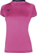 Mizuno Core Shirt Dames - roze - maat XS