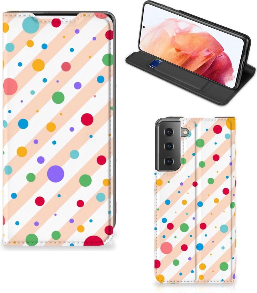 Samsung Galaxy S21 Hoesje met Magneet Dots