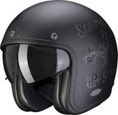 Scorpion Belfast Pique Matt Black Silver Jet Helmet M