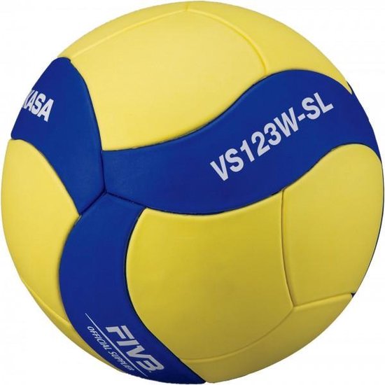 Mikasa VS123W-SL Volleybal - Volleyballen - geel/blauw