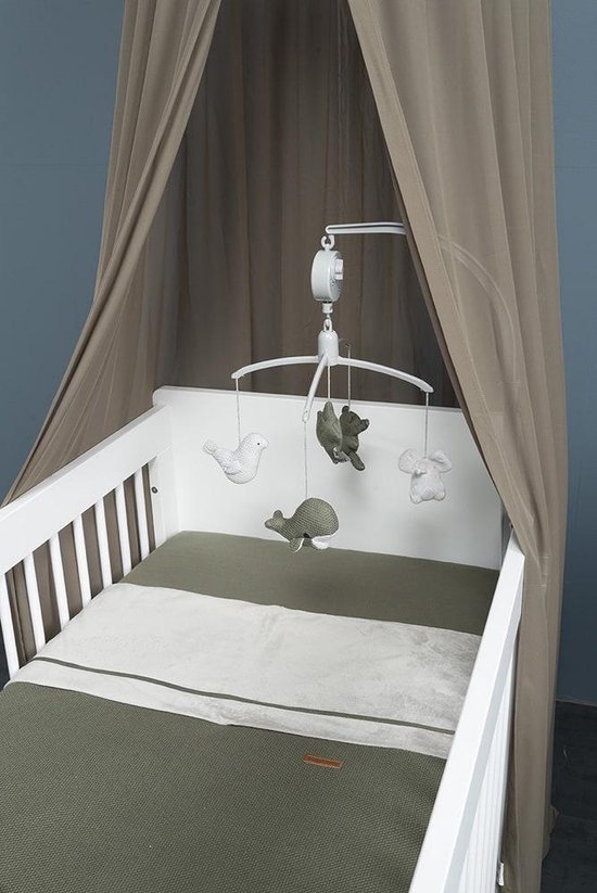 Baby's Only Klamboe baby & kinderkamer - baby hemeltje - Vintage Blue - 200 cm - Met lusjes voor decoratie accessoires — afbeelding 5