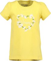 Blue Seven - meisjes t-shirt - geel - Maat 104