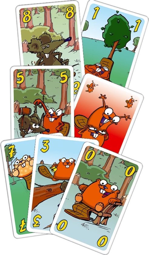 Thumbnail van een extra afbeelding van het spel Spellenbundel - Dobbelspel - 2 Stuks - Keer op Keer 2 & Beverbende