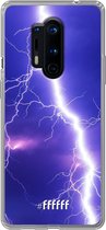 OnePlus 8 Pro Hoesje Transparant TPU Case - Thunderbolt #ffffff