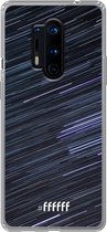 OnePlus 8 Pro Hoesje Transparant TPU Case - Moving Stars #ffffff