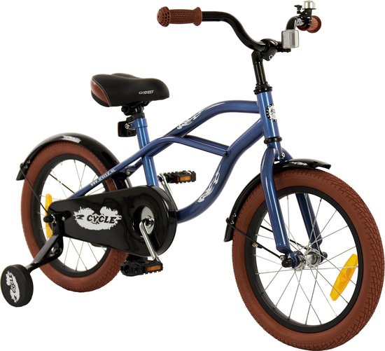 Overtreden Grijp Lijkt op 2Cycle Cruiser Kinderfiets - 16 inch - Blauw - Jongensfiets | bol.com