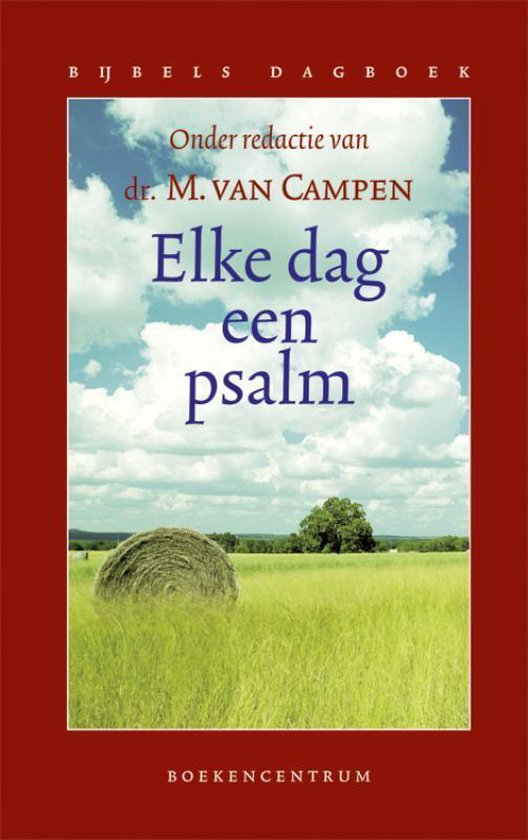 Cover van het boek 'Elke dag een psalm' van M. van Campen