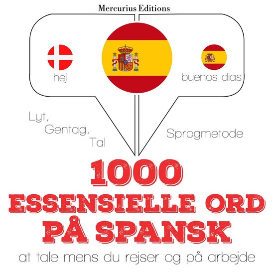 1000 essentielle ord på spansk - cover