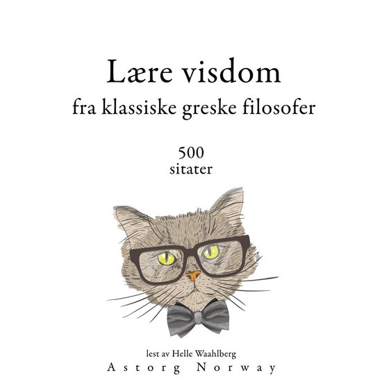 Lære visdom fra klassiske greske filosofer 500 sitater - cover