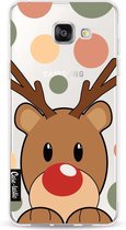 Casetastic Samsung Galaxy A5 (2016) Hoesje - Softcover Hoesje met Design - Rudolph Reindeer Print