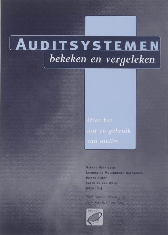 Cover van het boek 'Auditsystemen, bekeken en vergeleken / druk 1'