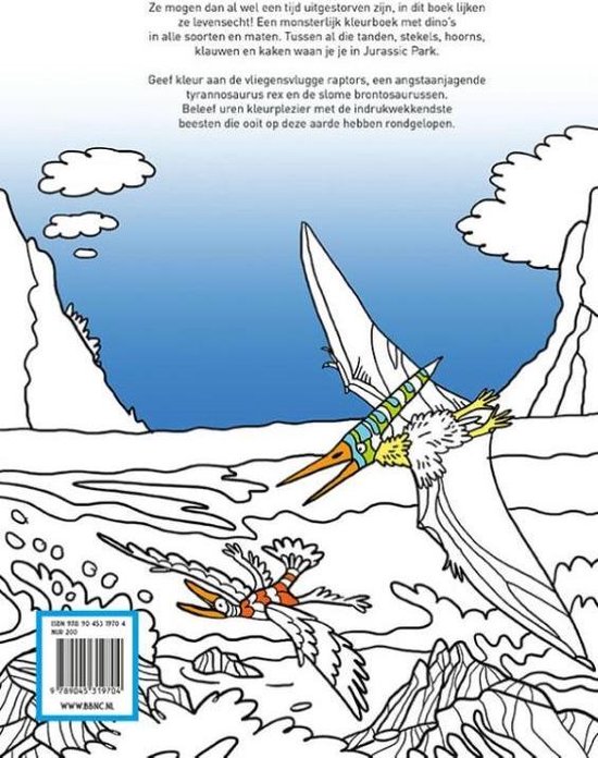 Dinosaurus kleurboek