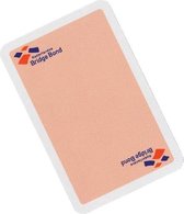 Speelkaarten bridge bond roze