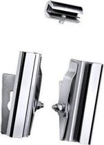 Frelu Kippspielgelgarnitur für Spiegel max. 600x800x5mm - Aus Edelstahl