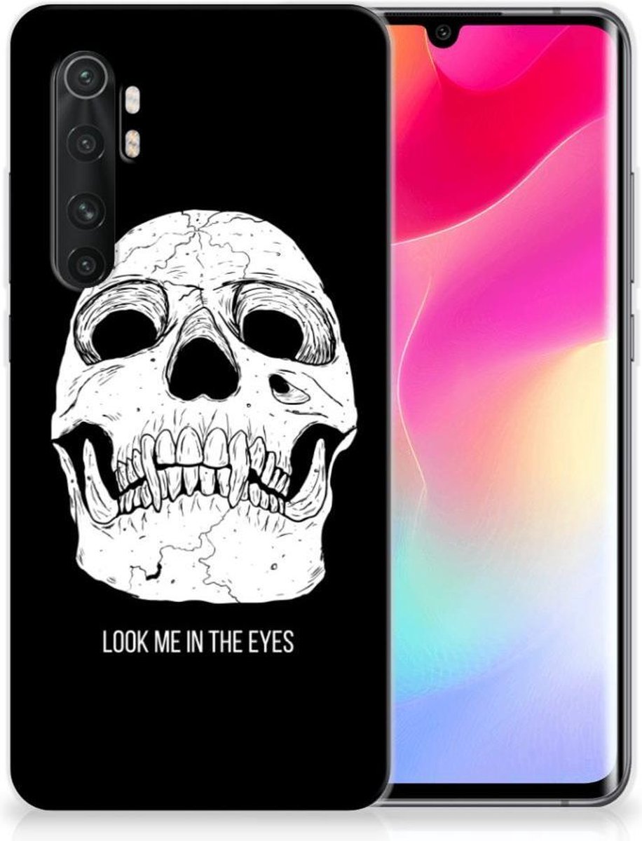 Silicone Back Case Xiaomi Mi Note 10 Lite Skull Eyes