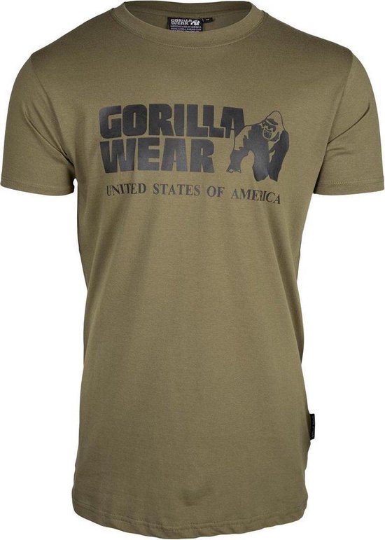 Gorilla Wear Classic T-shirt - Legergroen - 3XL