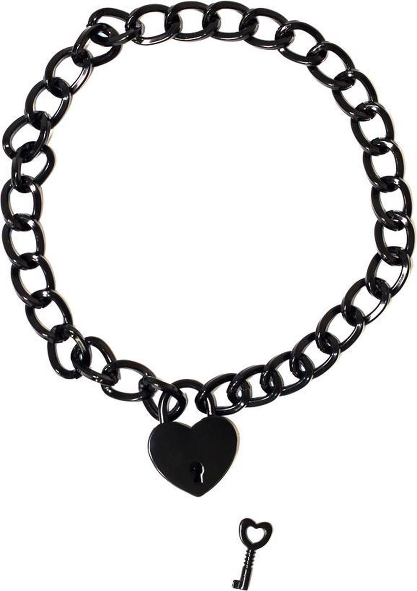Goedkoopste Halsband - Collar - BDSM - Bondage - Luxe Verpakking - Party Hard - Embrace - Zwart