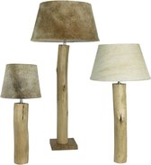 lampenkap koe beige dia. 40cm