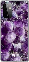 6F hoesje - geschikt voor Samsung Galaxy A72 -  Transparant TPU Case - Purple Geode #ffffff