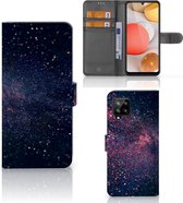 GSM Hoesje Geschikt voor Samsung Galaxy A42 5G Flip Cover Stars