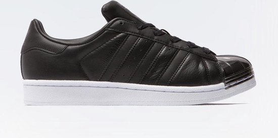 adidas Superstar Metal Toe Sneakers Dames Sneakers - Maat 36 2/3 - Vrouwen  - zwart/zilver | bol.com