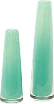 Dutz - design vaas Solifleur jade - glas- mondgeblazen - H 21 cm