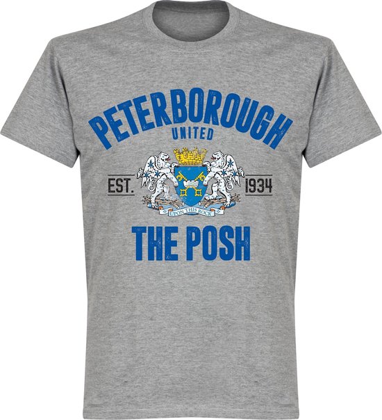 T-shirt établi Peterborough - Grijs - M