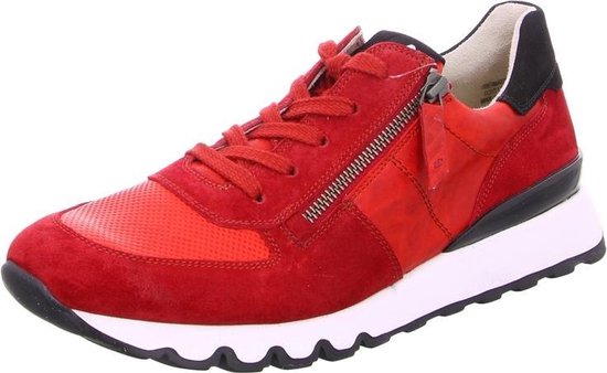 Paul Green Vrouwen Sneakers Kleur: Rood Maat: 38.5 | bol.com