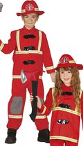 Fiestas Guirca - Kostuum Brandweerman kind 3-4 jaar