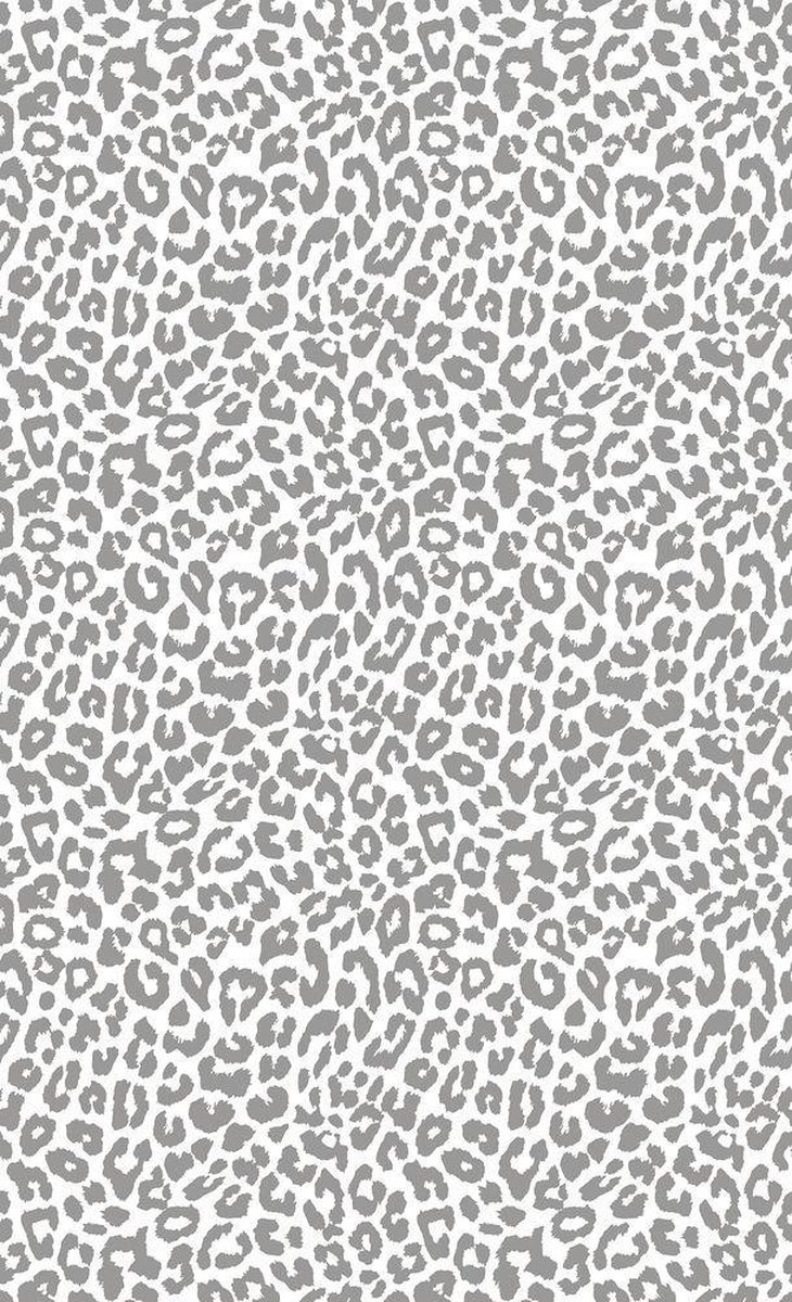 Duni Tafellaken Spots 138 X 220 Cm Papier Wit/grijs