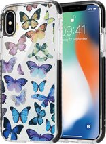 Rainbow Butterflies geschikt voor Apple iPhone X / Xs hoesje