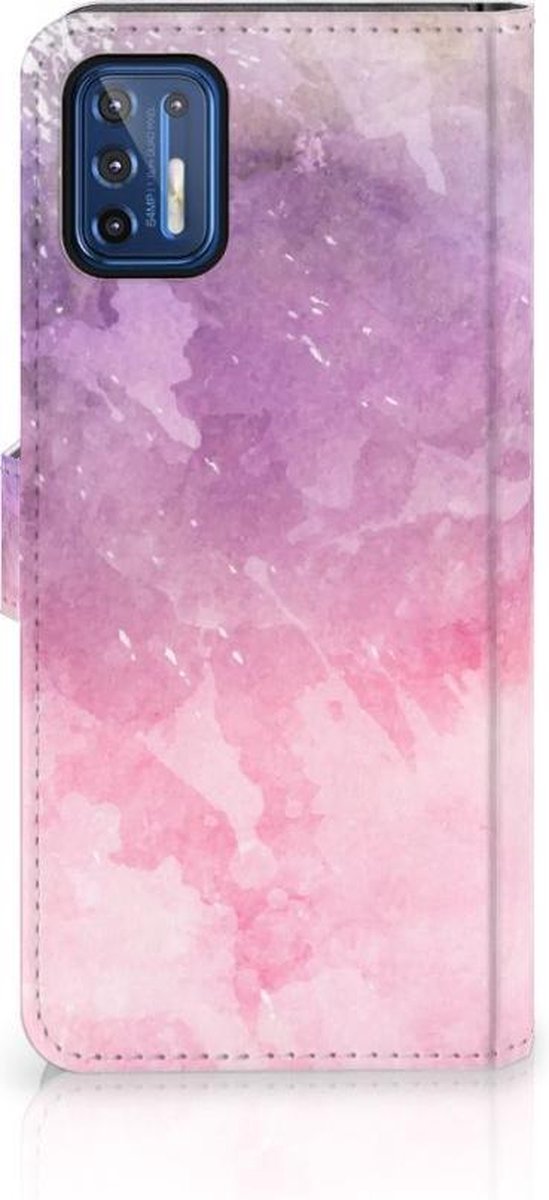 Hoesje Motorola Moto G9 Plus Pink Purple Paint