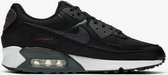 Nike Air Max 90 Zwart / Rood / Wit - Heren Sneaker - DH4095-001 - Maat 46