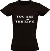 You are the king dames t-shirt | koning | koningsdag | koningklijk | cadeau | Zwart