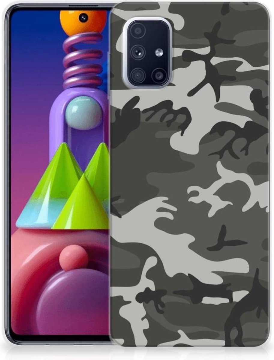 Samsung Galaxy M51 TPU bumper Army Light
