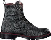 Red-Rag 12086 Veterboots - Laarzen Met Veters - Meisjes - Zilver - Maat 27