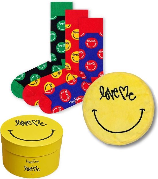 Happy Socks - Unisex Sokken Love Me 3-Pack Gift Box - Multi - Maat 36-40