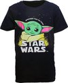 The Mandalorian Baby Yoda Kids T-Shirt Blauw - Officiële Merchandise