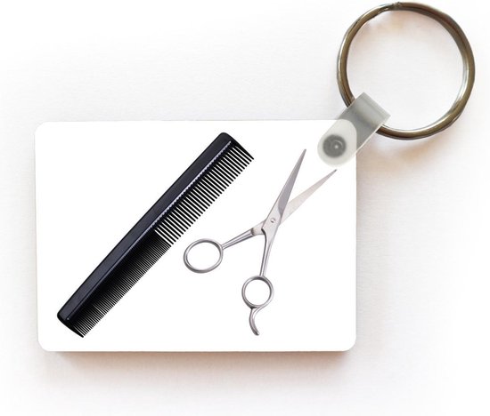 Porte-clés Peigne - Ciseaux de coiffure et un peigne porte-clés plastique -  Porte-clés... | bol.com