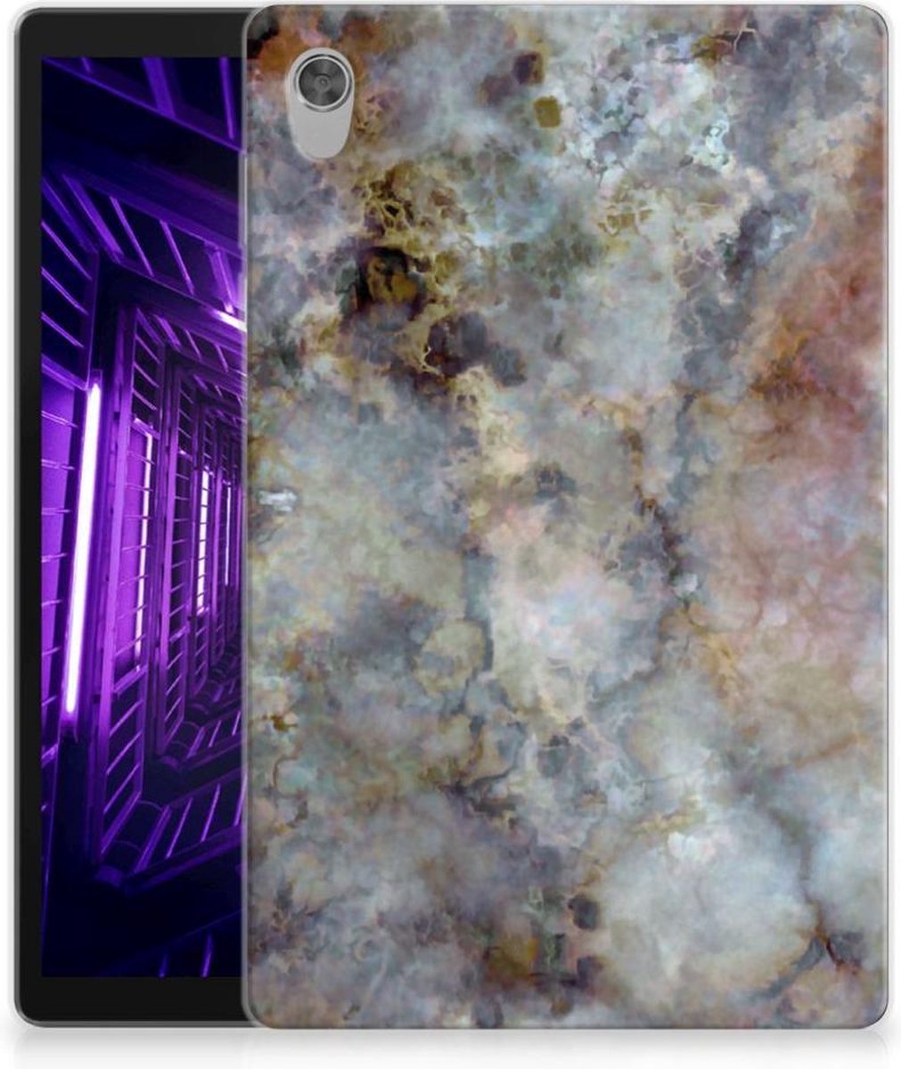 Lenovo Tab M10 HD (2de generatie) Tablet Back Cover Marmer Grijs