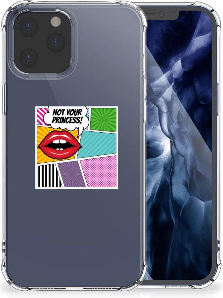 iPhone 12 Pro Max Anti Shock Bumper Case Popart Princess